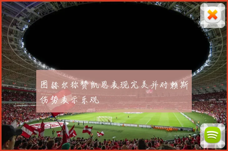 图赫尔称赞凯恩表现完美并对赖斯伤势表示乐观